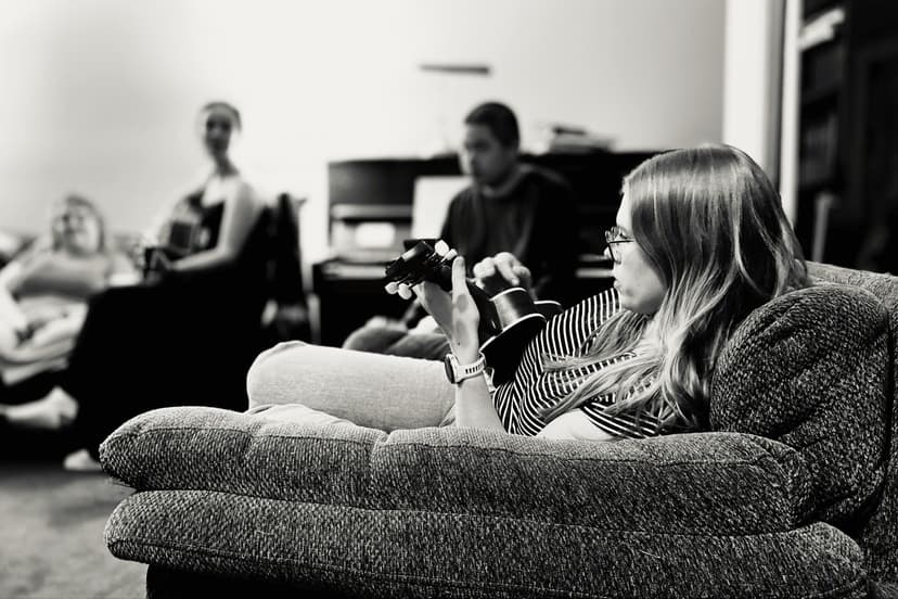 A Quiet Ukulele Player