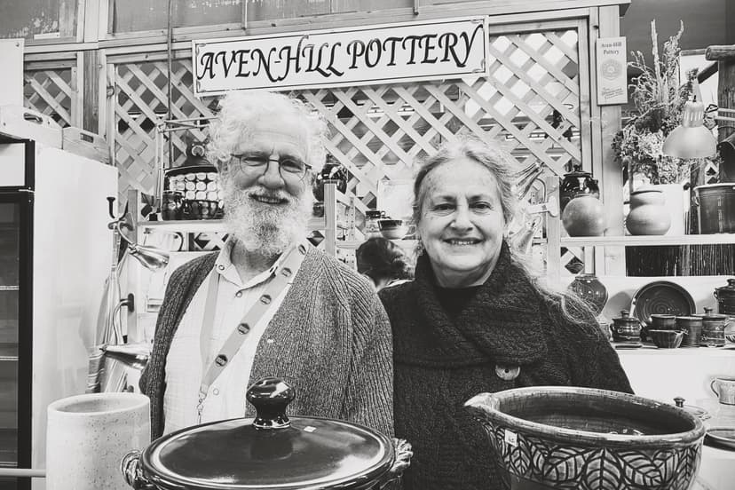 A Pottery Old Couple